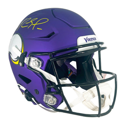 Randy Moss Signed Minnesota Vikings Authentic SpeedFlex Full-Size Football Helmet (Beckett)