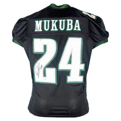 Andrew Mukuba Signed Philadelphia Black Football Jersey (Beckett)