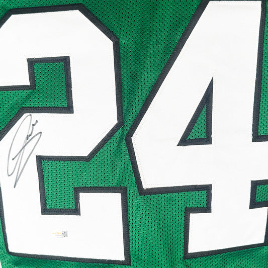 Andrew Mukuba Signed Philadelphia Green Football Jersey (Beckett)