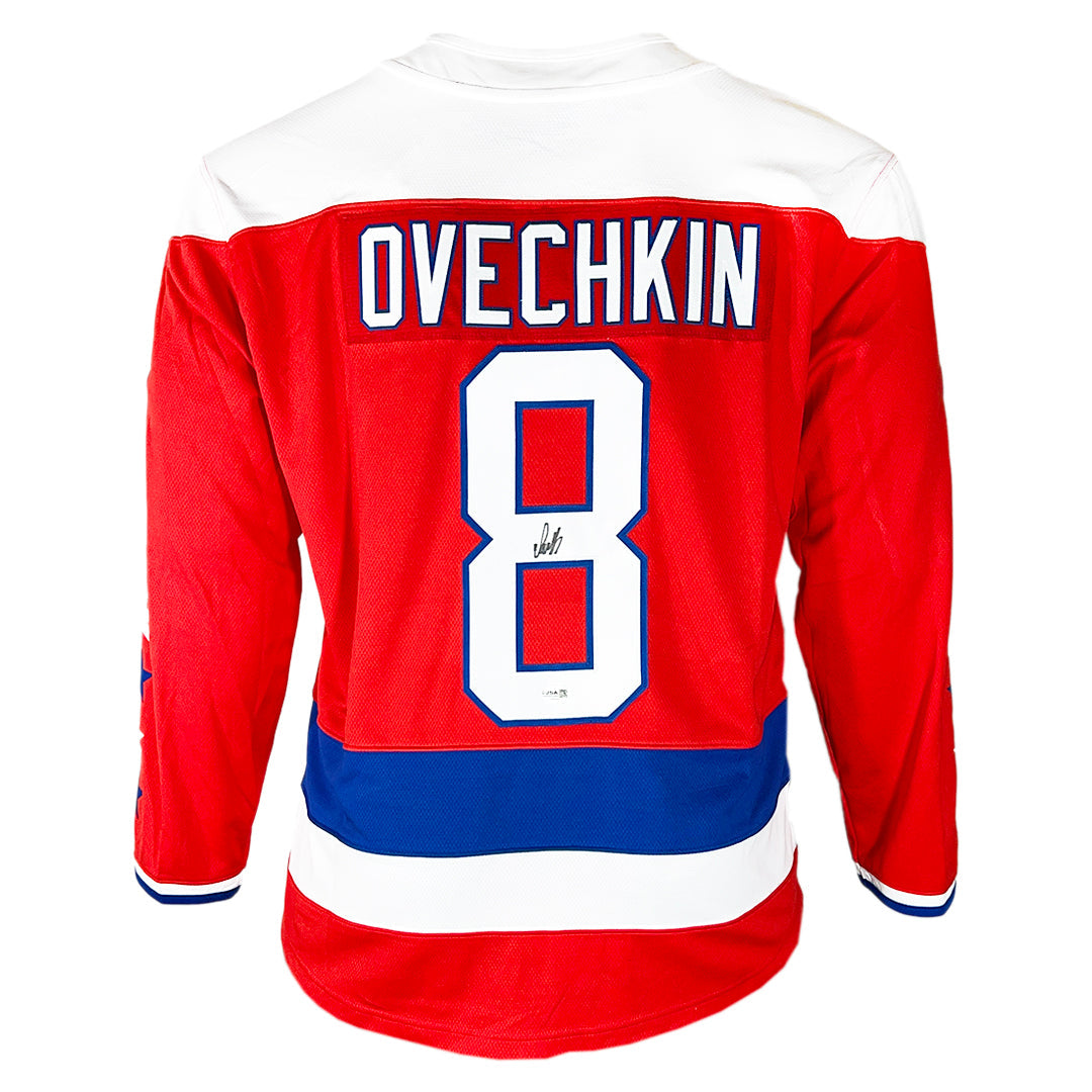 Alexander Ovechkin Signed Authentic Washington Capitals Alternate Red XL Hockey Jersey (JSA)