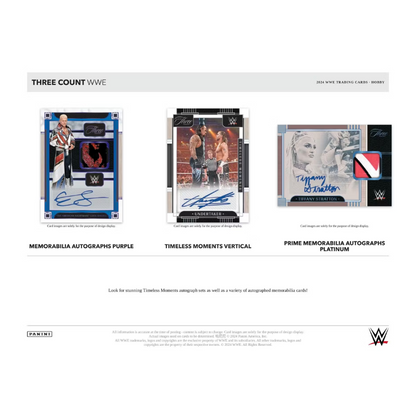 2024 Panini Three Count WWE Wrestling Hobby 10 Box Case