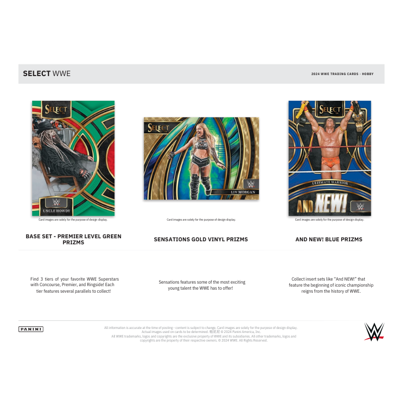 2024 Panini Select WWE Hobby 12 Box Case