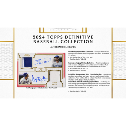 2024 Topps Definitive Baseball Hobby Box