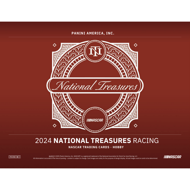 2024 Panini National Treasures Racing Hobby 4 Box Case