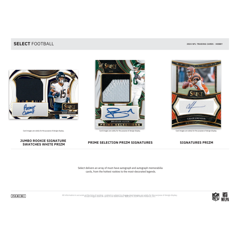 2024 Panini Select Football Hobby 12 Box Case