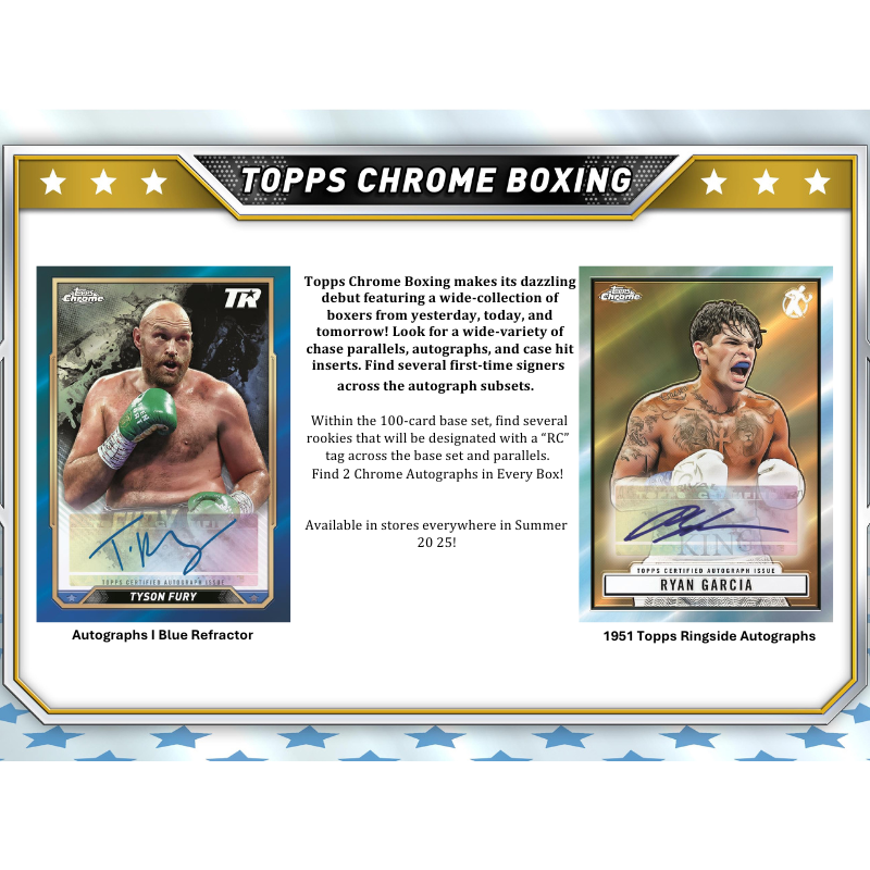 2024 Topps Chrome Boxing Hobby Box