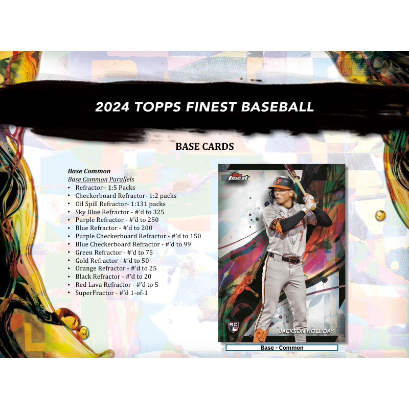 2024 Topps Finest Baseball Hobby Box