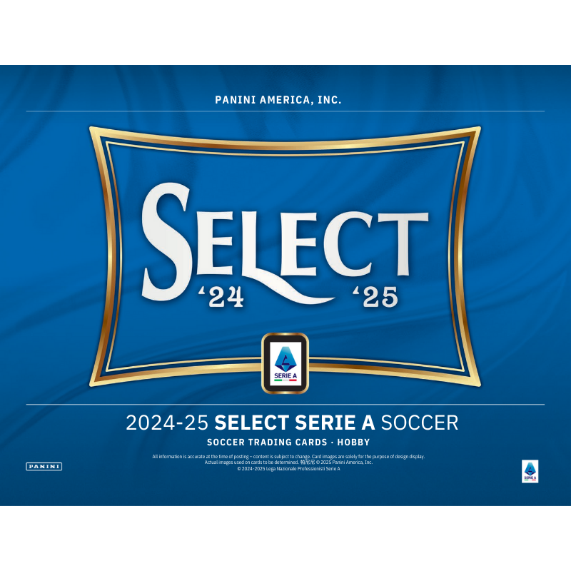 2024/25 Panini Select Serie A Soccer Hobby 12 Box Case