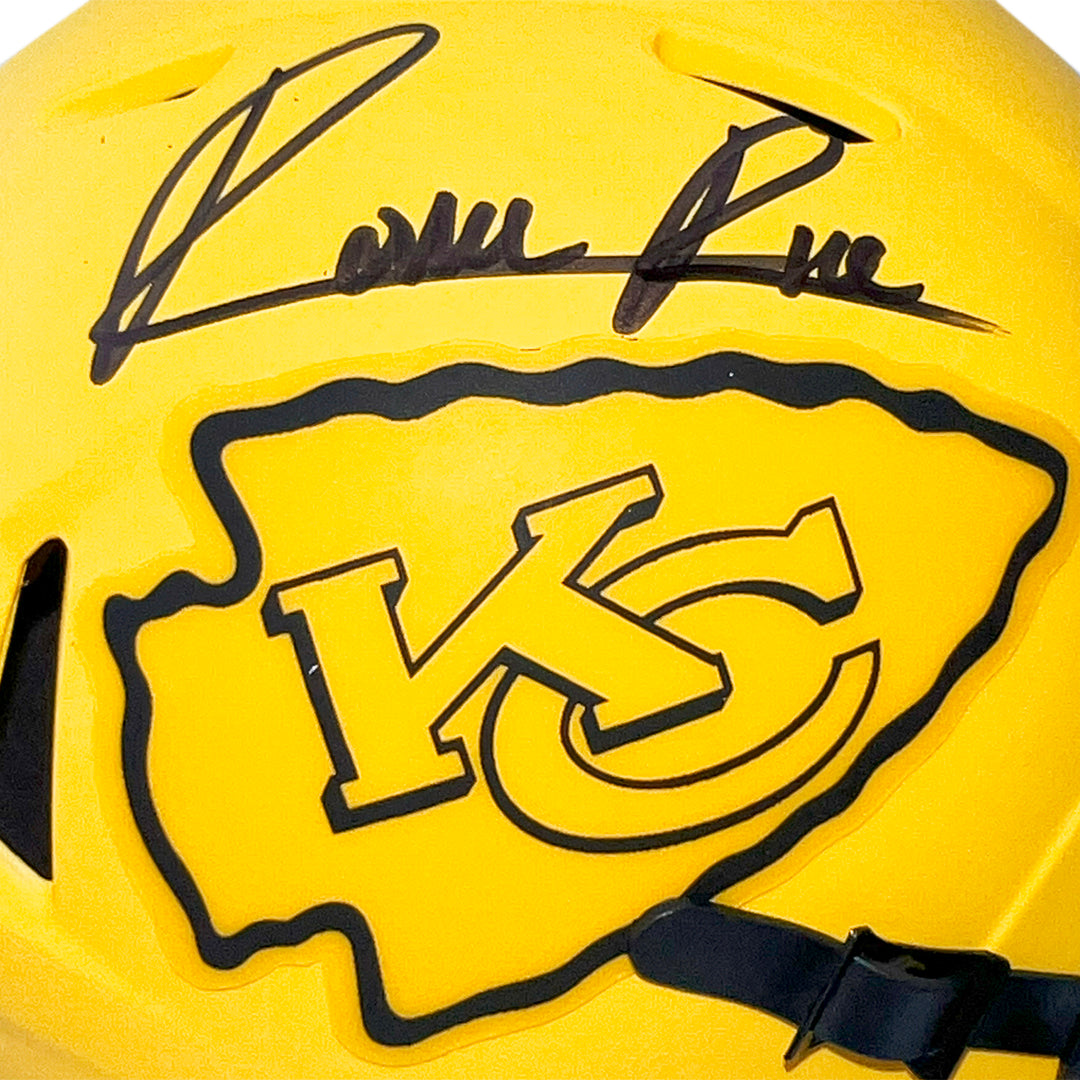Rashee Rice Signed Kansas City Chiefs Rave Mini Football Helmet (JSA)