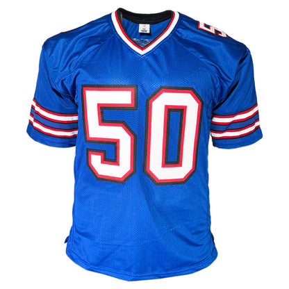 Greg Rousseau Signed Buffalo Blue Football Jersey (Beckett)