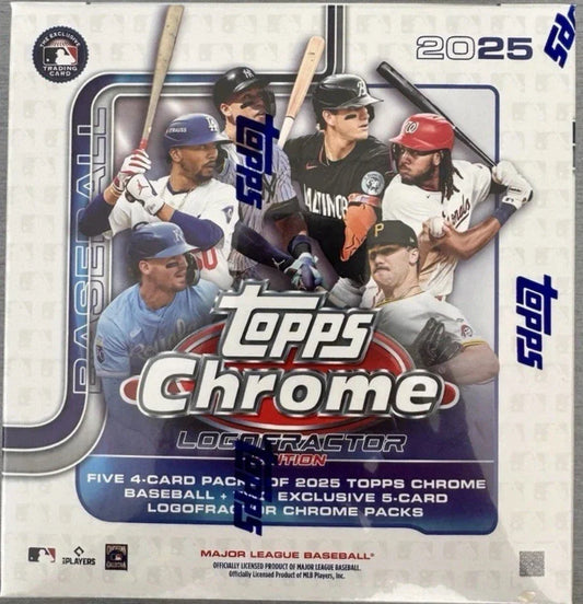 2025 Topps Chrome Logofractor Baseball 20 Box Case