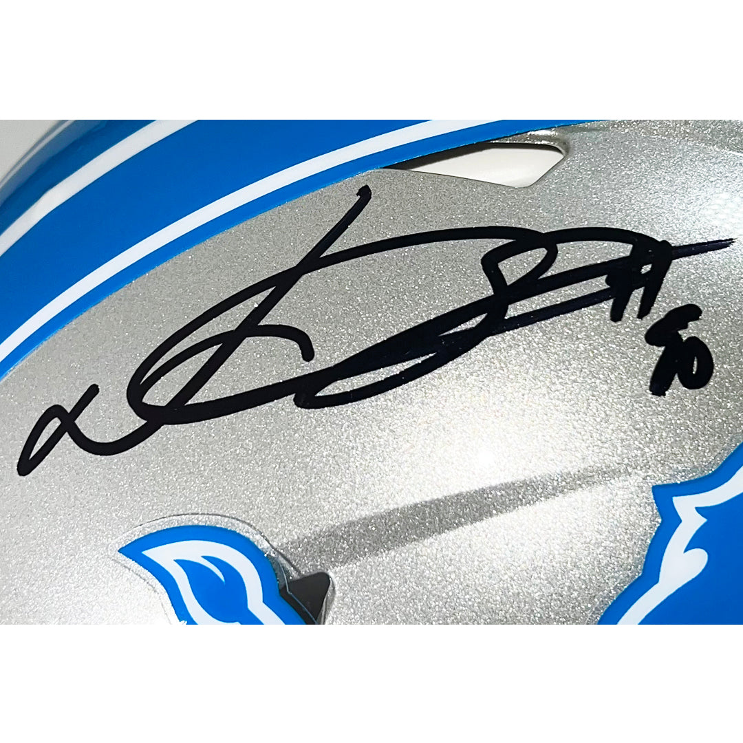Ndamukong Suh Signed Detroit Lions Authentic 2024 Speed Full-Size Football Helmet (Beckett)