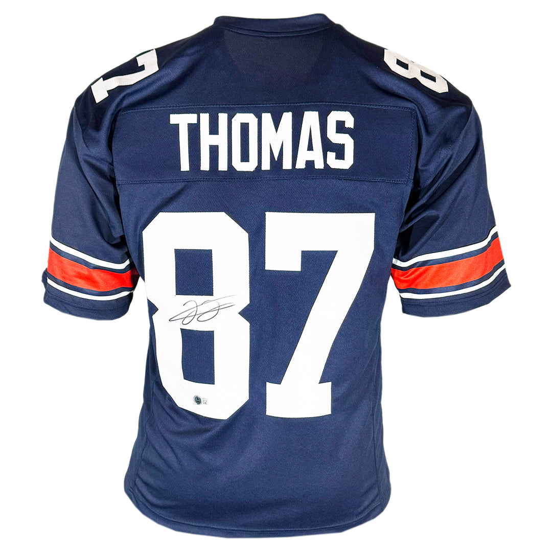 Frank Thomas Signed Auburn Navy Football Jersey (Beckett)