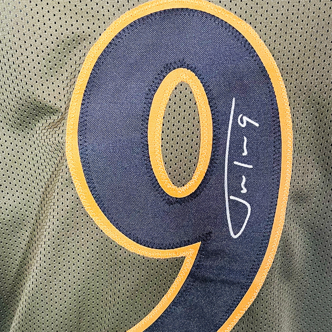 Justin Tucker Signed Baltimore Salute to Service Football Jersey (Beckett)