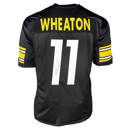 Markus Wheaton Signed Pittsburgh Black Football Jersey (JSA)