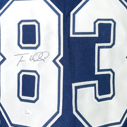Terrance Williams Signed Dallas Navy Football Jersey (JSA)