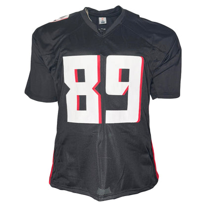 Charlie Woerner Signed Atlanta Black Football Jersey (Beckett)